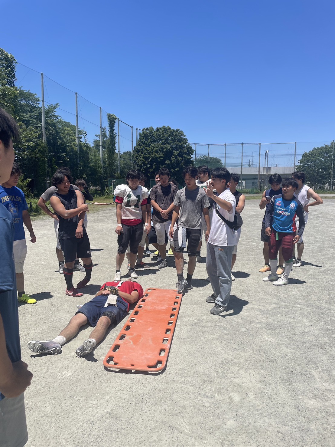 スパインボード講習の様子 3